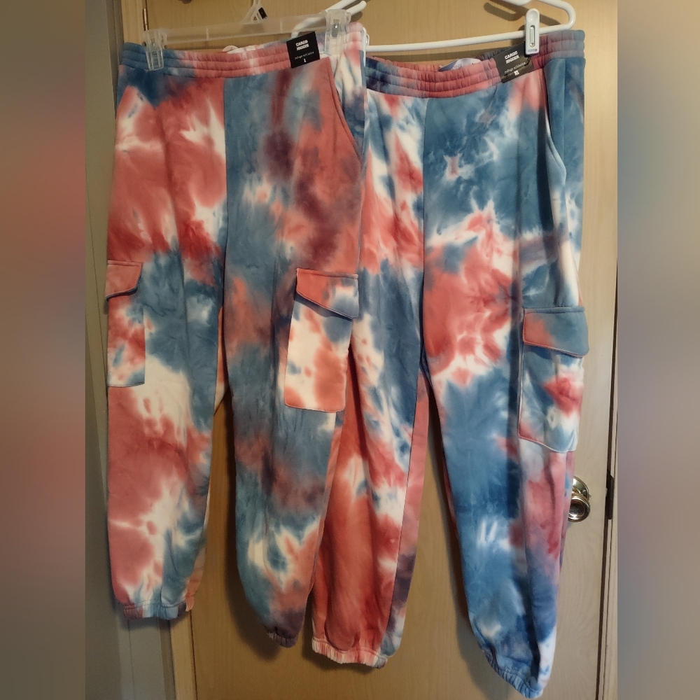2 pairs of cargo jogger pants NWT women's L and XL from Charlotte Russe